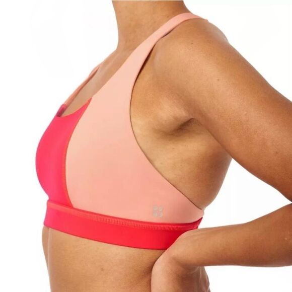- Sweaty Betty Circuit Sports Bra Pink Racerback Medium - Picture 2 of 6